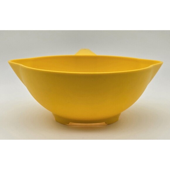 Vintage Tupperware Colander Strainer with Handle Yellow Kitchen - Picture 5 of 9